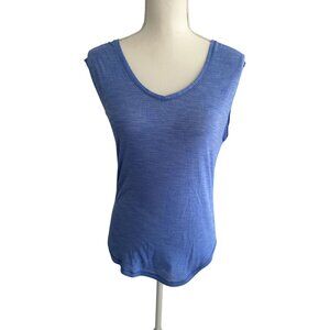 LULULEMON Womens Blue Scoopneck Tank Top Size 6